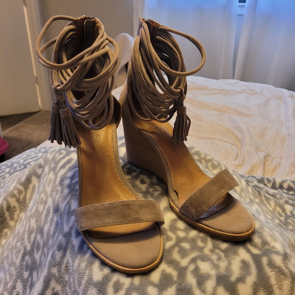 Jeffree Campbell wedge heels